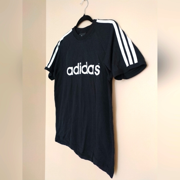 Vintage 90s Adidas Three Stripe Tee - Picture 2 of 4